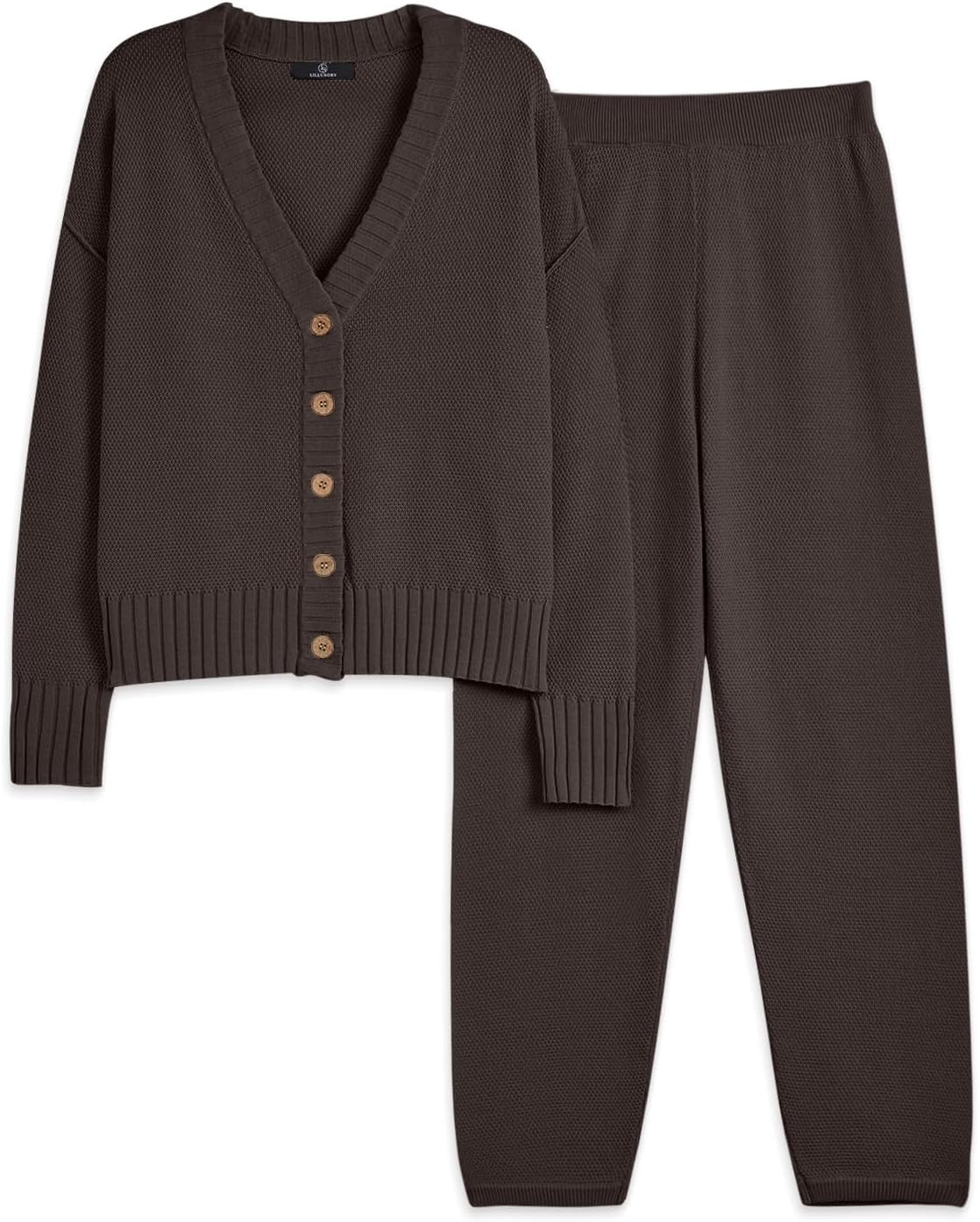 LILLUSORY Women 2 Piece Sweater Matching Lounge Sets 2026 Fall Outfit | Amazon (US)