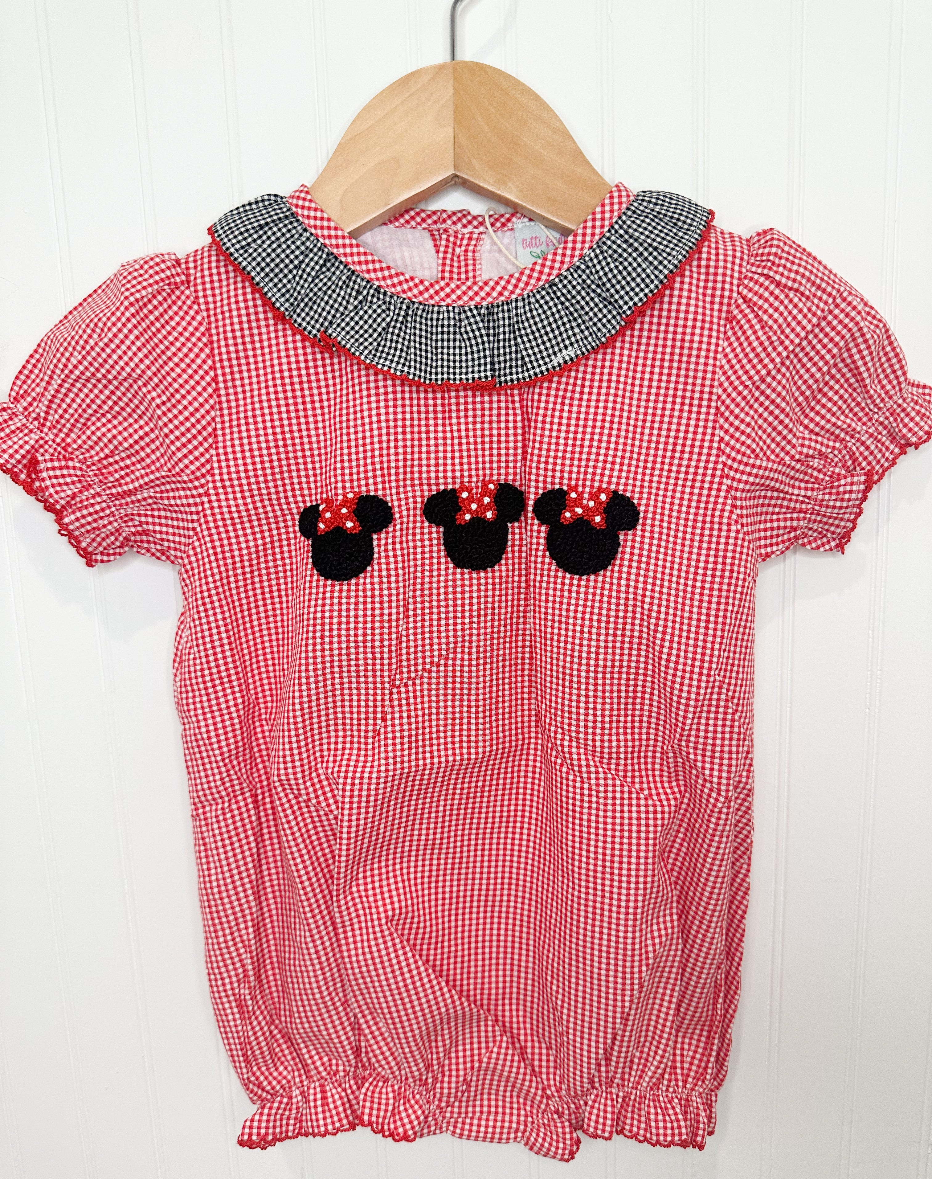 Magical Moments Collection: Gingham Mouse Bubble Girl | Tutti Frutti Kids Co