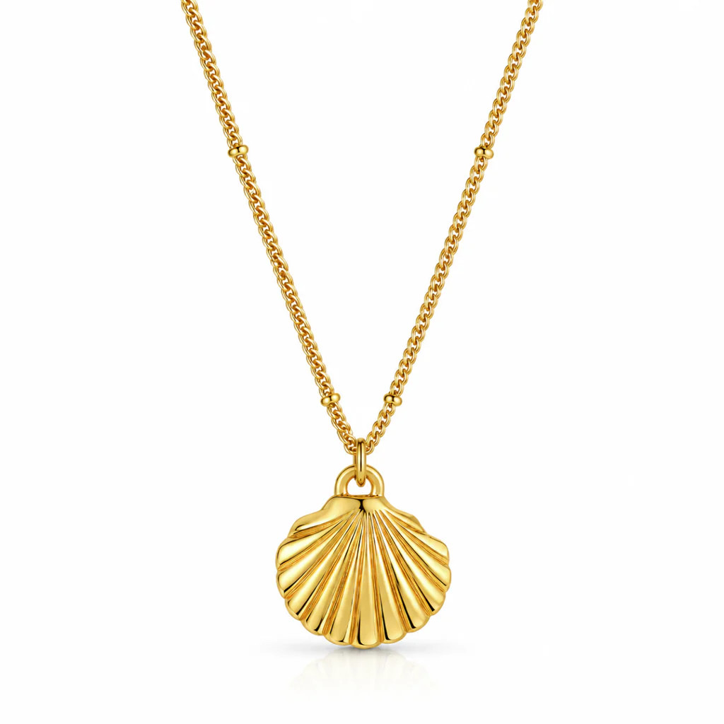 Georgina Shell Pendant Necklace | Ellie Vail Jewelry