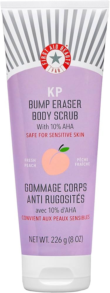 First Aid Beauty - KP Bump Eraser Body Scrub with 10% AHA, Keratosis Pilaris Exfoliator with Glyc... | Amazon (US)