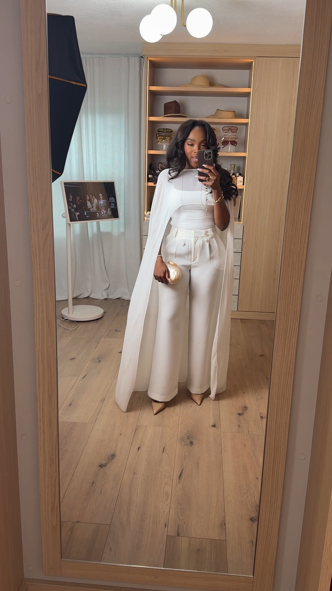 Scroll to shop this all-white statement set 🤍

Clean, structured, and effortlessly elevated—this look is all about sharp tailoring with a dramatic cape detail that instantly elevates the outfit. Perfect for making an entrance while still being timeless enough to rewear, keeping your cost per wear low.

Perfect for events, dinners, special occasions, and upscale outings.

📏 Measurements: 5’4”, 140 lbs, 34D bust, 27” waist, 40” hips

Follow me on Instagram and YouTube @kirasfashionfinds

#LTKootd #LTKgrwm #LTKvlog
