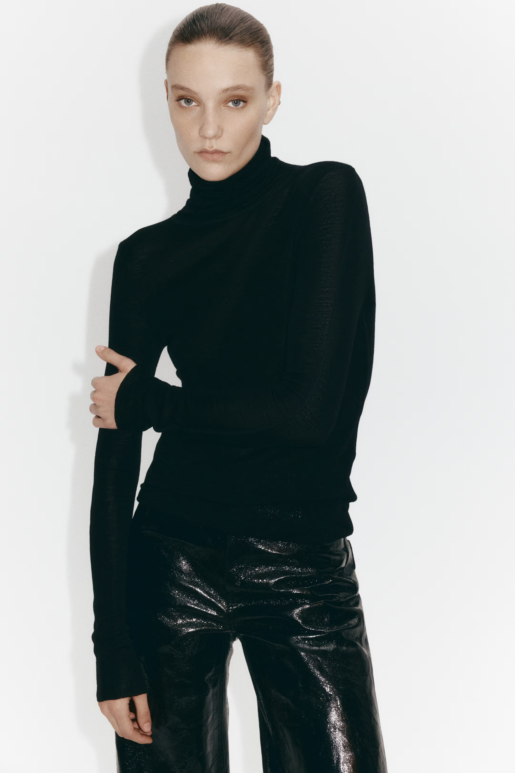 Wool Turtleneck Top | H&M (US + CA)