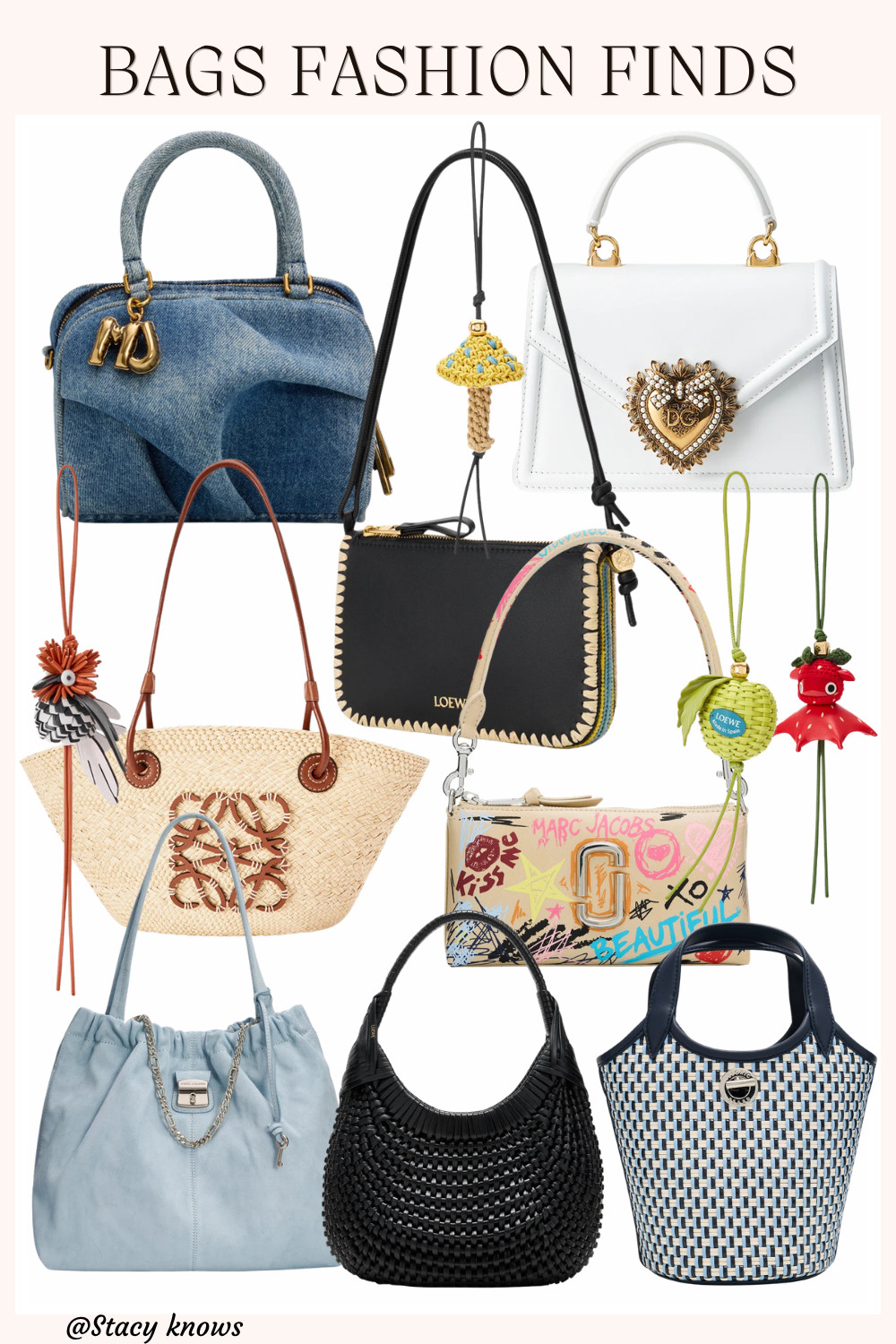 Bag maximalism is officially here, and I am completely obsessed! The easiest way to give your favorite handbag a fresh, high-fashion update without buying a whole new bag? Bag charms. From chic leather initial tags and vintage-inspired brooches to playful plushies and even mini beauty product holders, personalizing your tote is the look of the season.
I’ve rounded up my absolute favorite everyday bags and the cutest trending charms to style them with!
#LTKstyletip #BagCharms #BagMaximalism #HandbagTrends #HandbagAddict #Accessorize #WhatInMyBag #LTKunder100 #PurseCharm #TrendingNow 

 #LTKootd #LTKOver40 #LTKBeauty