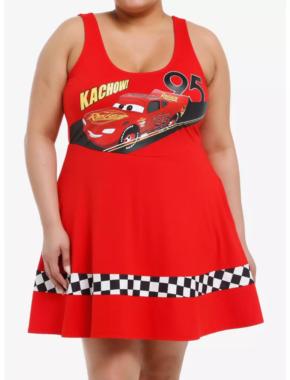 Disney Pixar Cars Lightning McQueen Athletic Dress Plus Size | Hot Topic