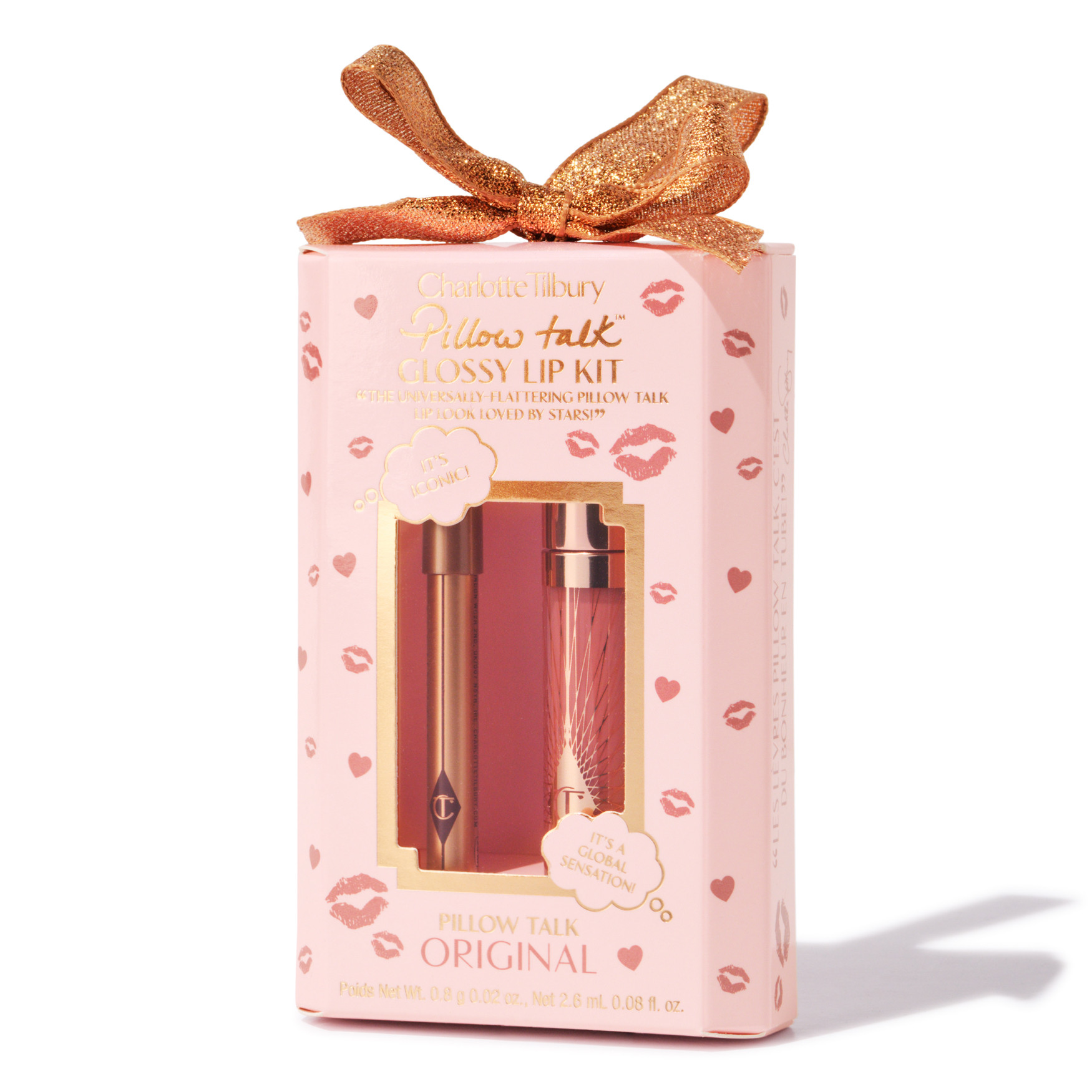 Pillow Talk Mini Glossy Lips Duo Original | Space NK - UK