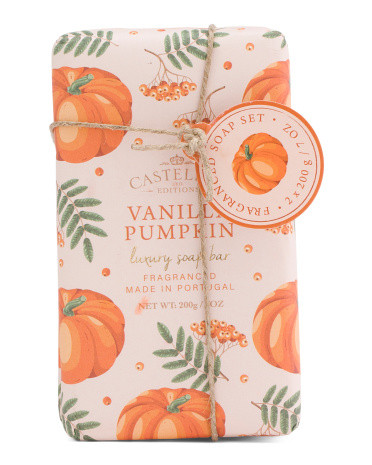 Set Of 2 Pumpkin Vanilla Scented Soaps Set | TJ Maxx