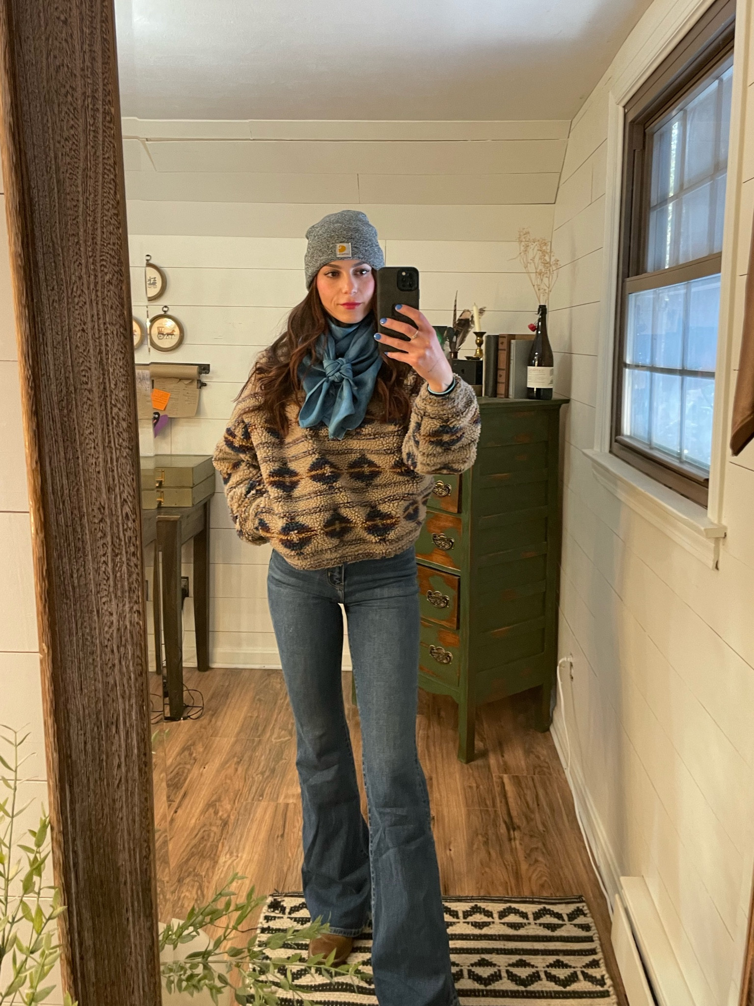 Wild rag: @rustysagebrush - similar linked
Pullover: exact linked in a different color

#LTKSeasonal #LTKSpringSale #LTKfindsunder100