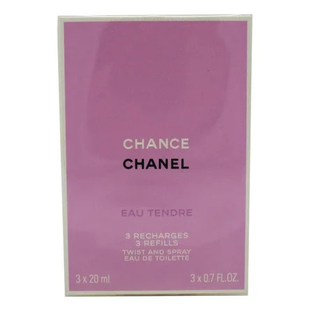 Chanel Chance Eau Tendre Eau de Toilette Twist & Spray Refills 3 X .7 Ounce | Walmart (US)