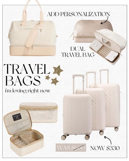 The best travel bags + accessories for 2023 ✈️👜
 
Women's luggage / Travel essentials / travel organization / airport outfit / women's crry on / women's checked bag / women's cosmetic bag / weekender bags

#LTKitbag #LTKsalealert #LTKtravel