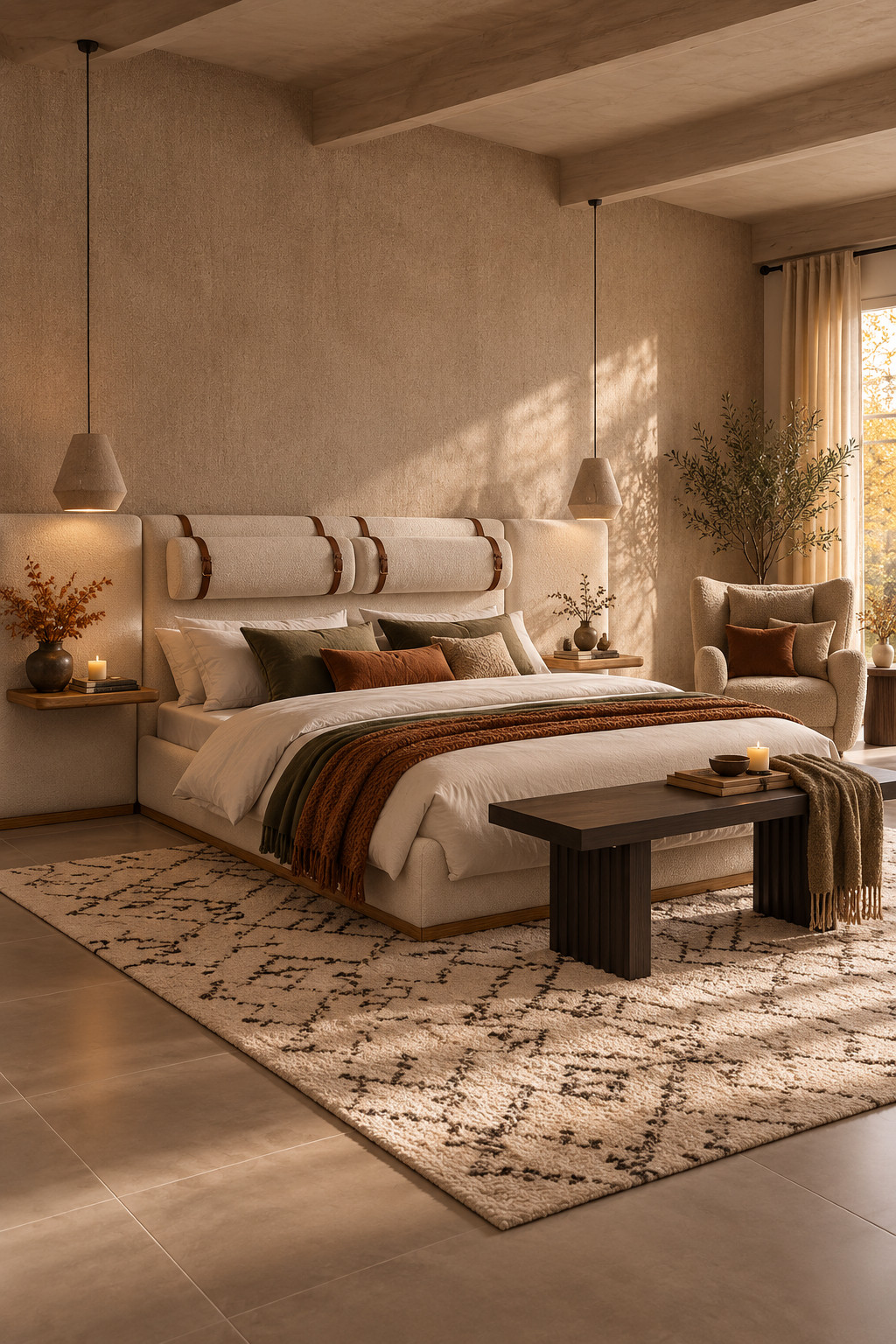 There’s something about warm wood furniture with soft cream bedding that always makes a bedroom feel instantly more expensive. Add a textured throw, earthy pillows, a cozy rug, and a few fall branches and the whole room feels ready for the season. Loving these Castlery bedroom finds. #CastleryBedroom #BedroomDecorInspo #FallDecorIdeas #WarmNeutralHome #CozyBedroom #ModernFurniture #BedroomMakeover #InteriorDecor #LuxuryBedroomStyle #HomeDecorFinds 

 #LTKSeasonal #LTKHome #LTKSaleAlert