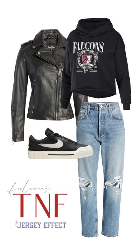 Thursday Night Football fit for the Atlanta Falcons fans 🖤 

#LTKstyletip #LTKSeasonal #LTKsalealert