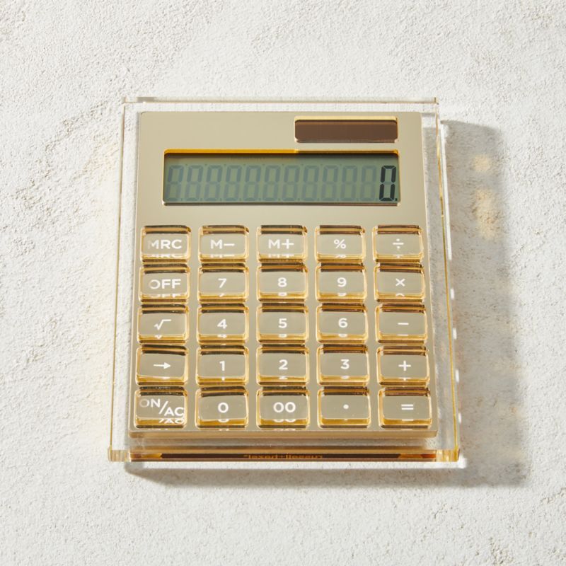 Modern Gold Calculator + Reviews | CB2 | CB2