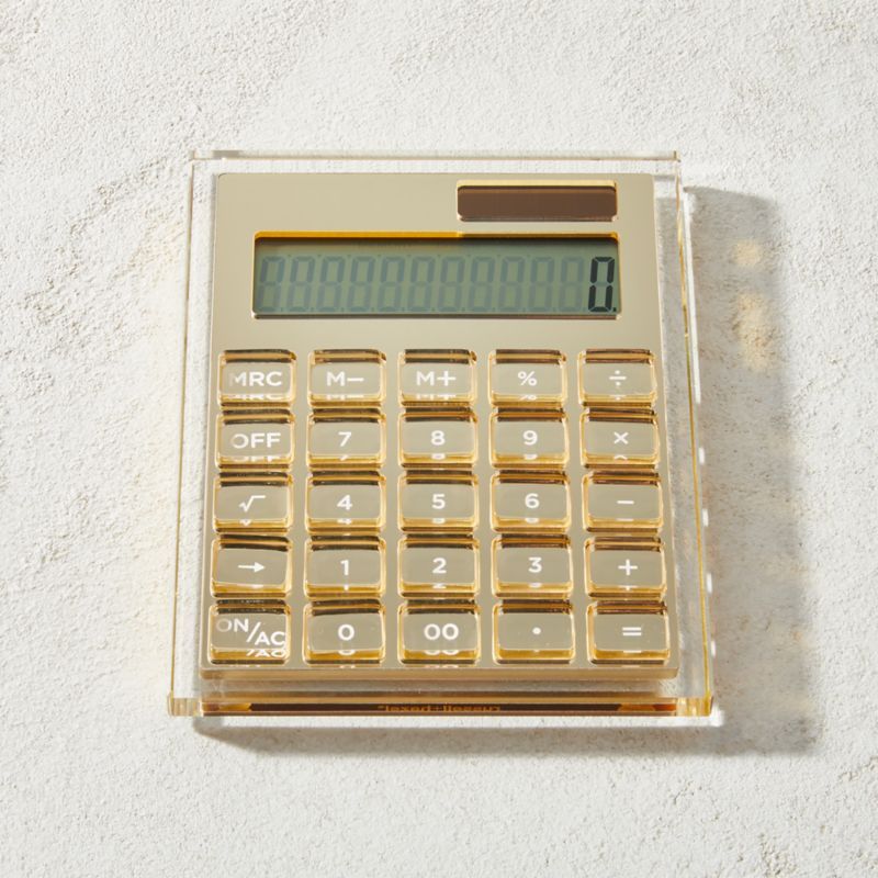 Gold Calculator + Reviews | CB2 | CB2