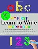 My First Learn to Write Workbook: Great Preschool Workbook - Ages 3 and Up, Shapes, Numbers 1-10, Al | Amazon (US)