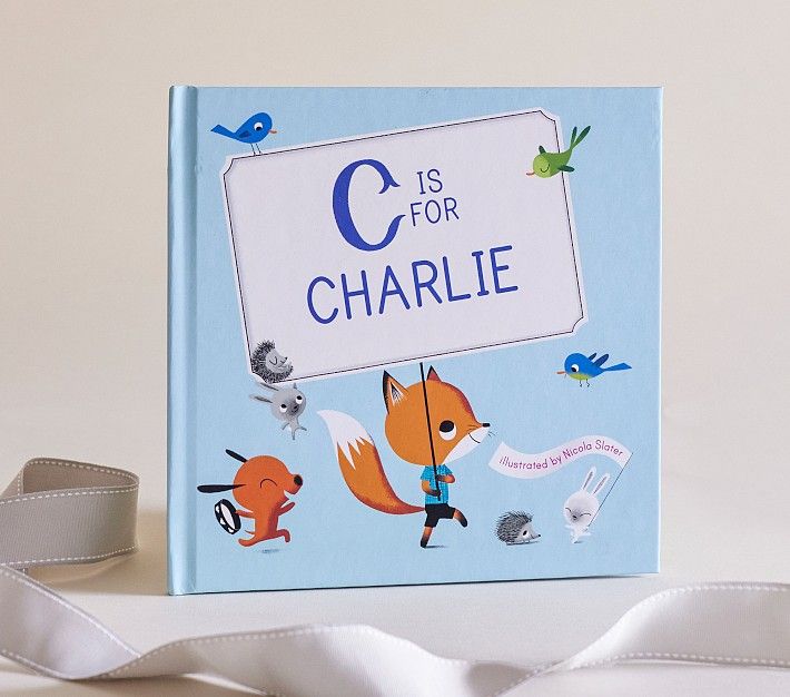 M is For Me Personalized Book, Blue Cover | Pottery Barn Kids