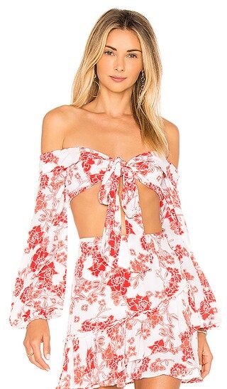 ale by alessandra x REVOLVE Roshina Top in Sweet Oleander | Revolve Clothing (Global)