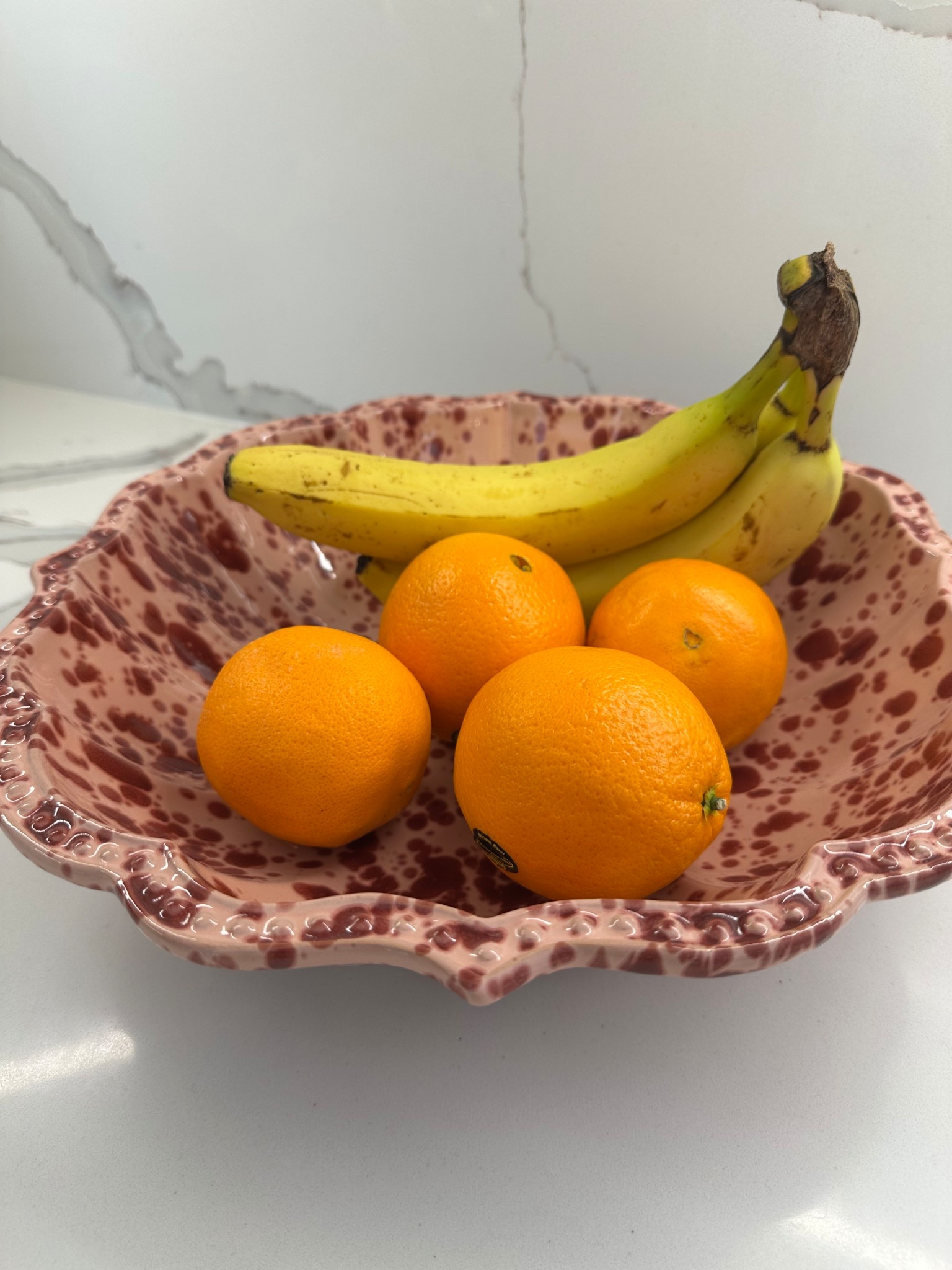 The happiest new fruit bowl! This is also perfect to use for entertaining as a serving piece! I just love the fun pop of pink and it also comes in a few other colors linked 🩷

#LTKHome