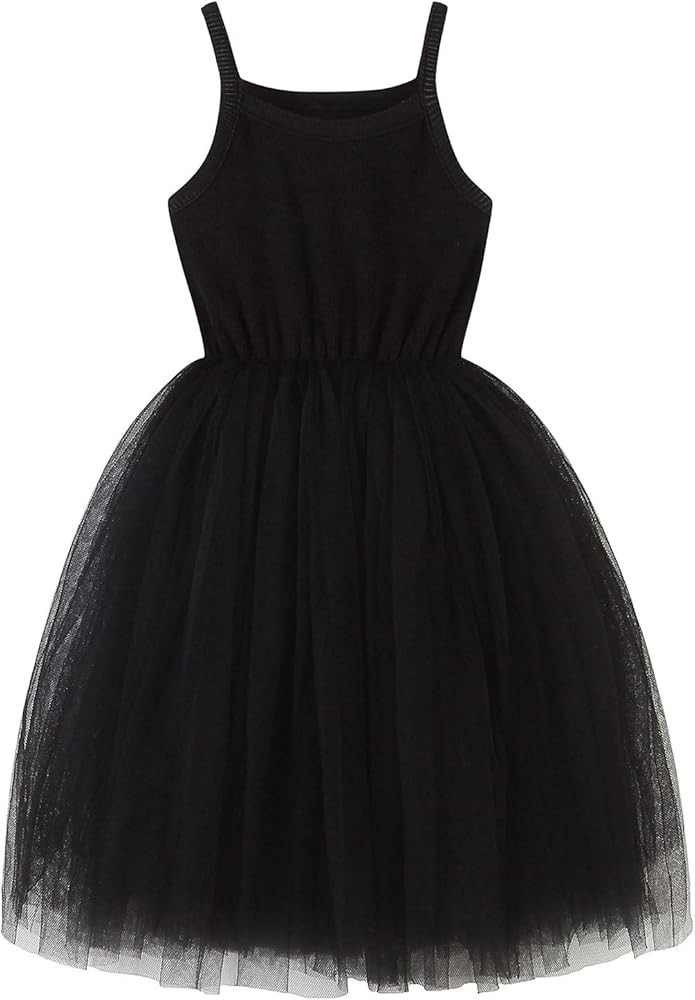 BGIRNUK Baby Girls Tutu Dress Sleeveless Toddler Princess Tulle Sundress | Amazon (US)