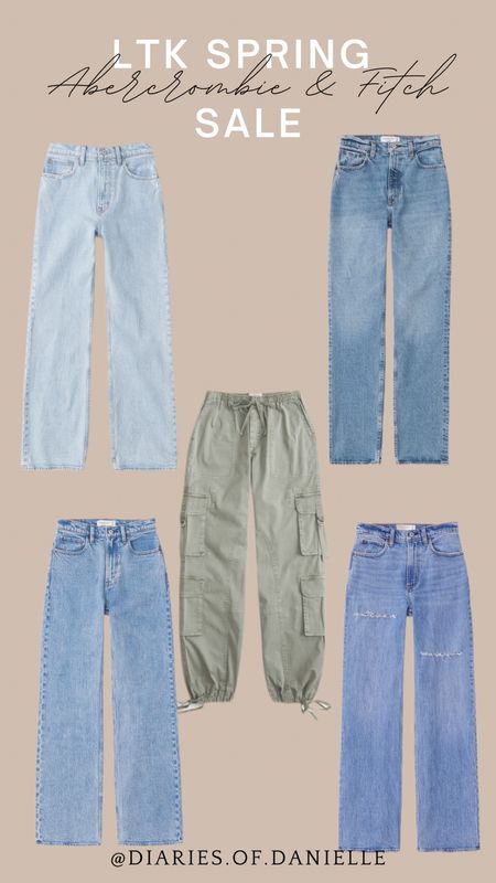 LTK Spring Sale | Bottoms 🤍
20% off sitewide!

Abercrombie & Fitch, denim, jeans, high rise jeans, loose fit jeans, mom jeans, cargo pants, distressed denim, light wash jeans

#LTKstyletip #LTKfindsunder100 #LTKSpringSale