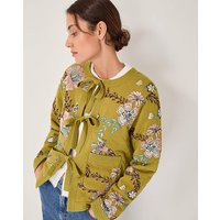 Monsoon Eliza Floral Quilted Jacket Chartreuse - Monsoon - Size: L | JD Williams (UK)