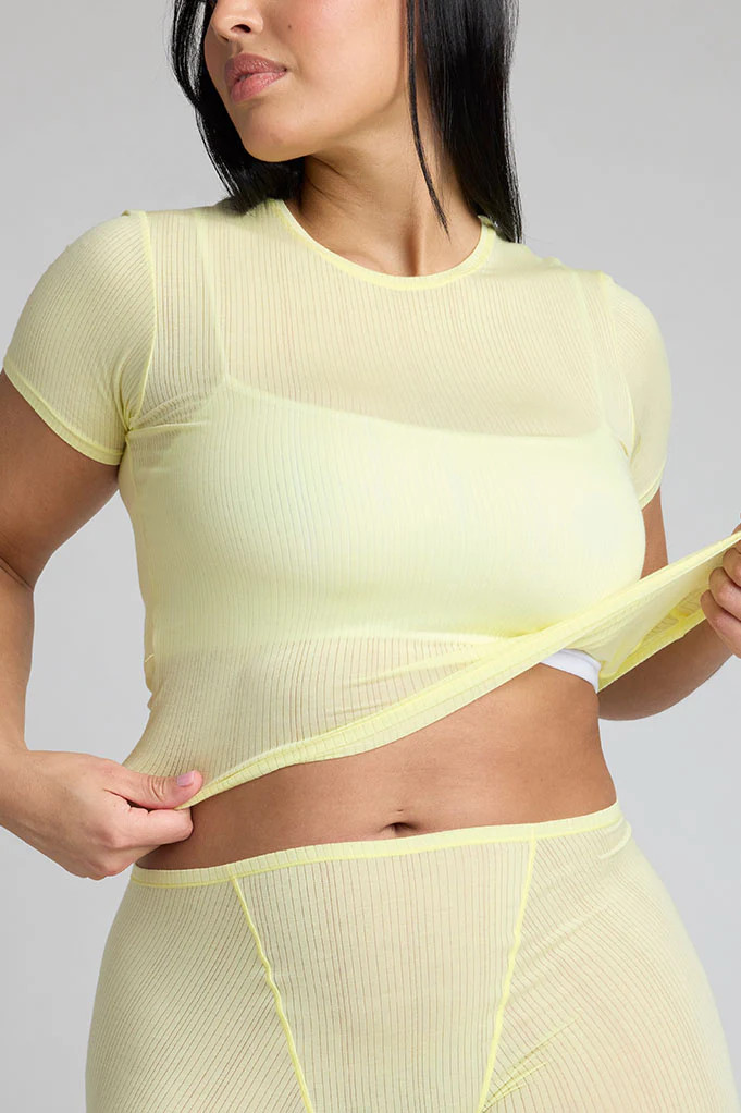 Whipped Baby Tee in Sunshine | Negative Underwear