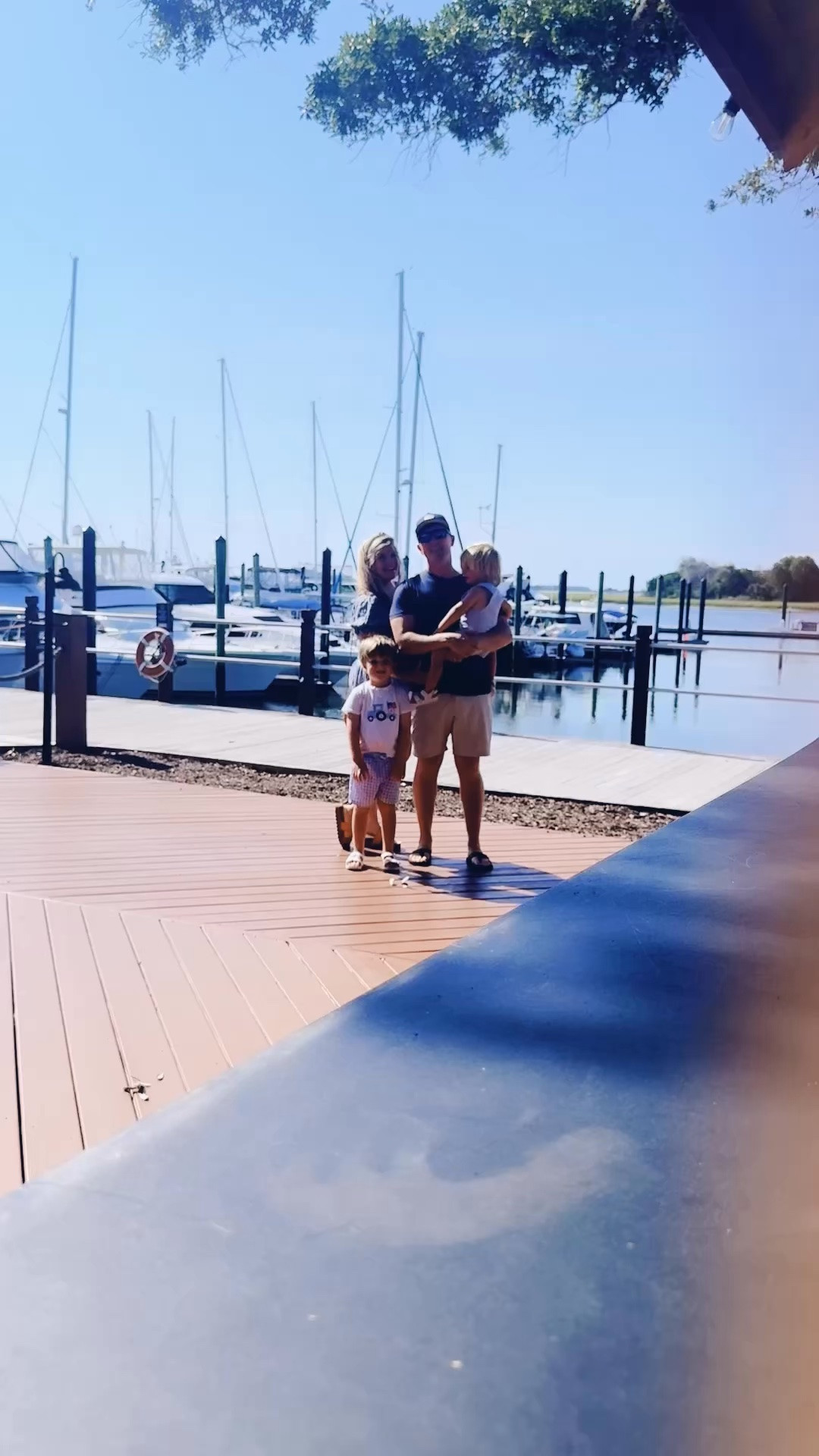 Can’t think of a better way to spend Labor Day Weekend!! 🚤 🇺🇸 Boating on the intracoastal waterway ⚓️ with my sweet parents, watching my babies 👶🏼 get to help Papaw drive the boat 🛥️, watching airplanes ✈️ land, beautiful views at the marina 🐟, a sleeping 💤 little one in my arms 🤱, and went out for a seafood 🍤 lunch!! 🍽️ Boat days are the best days - can I get an amen?! 🌊💦☀️🌾🐚