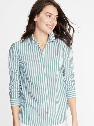 Striped Classic Shirt for Women | Old Navy US