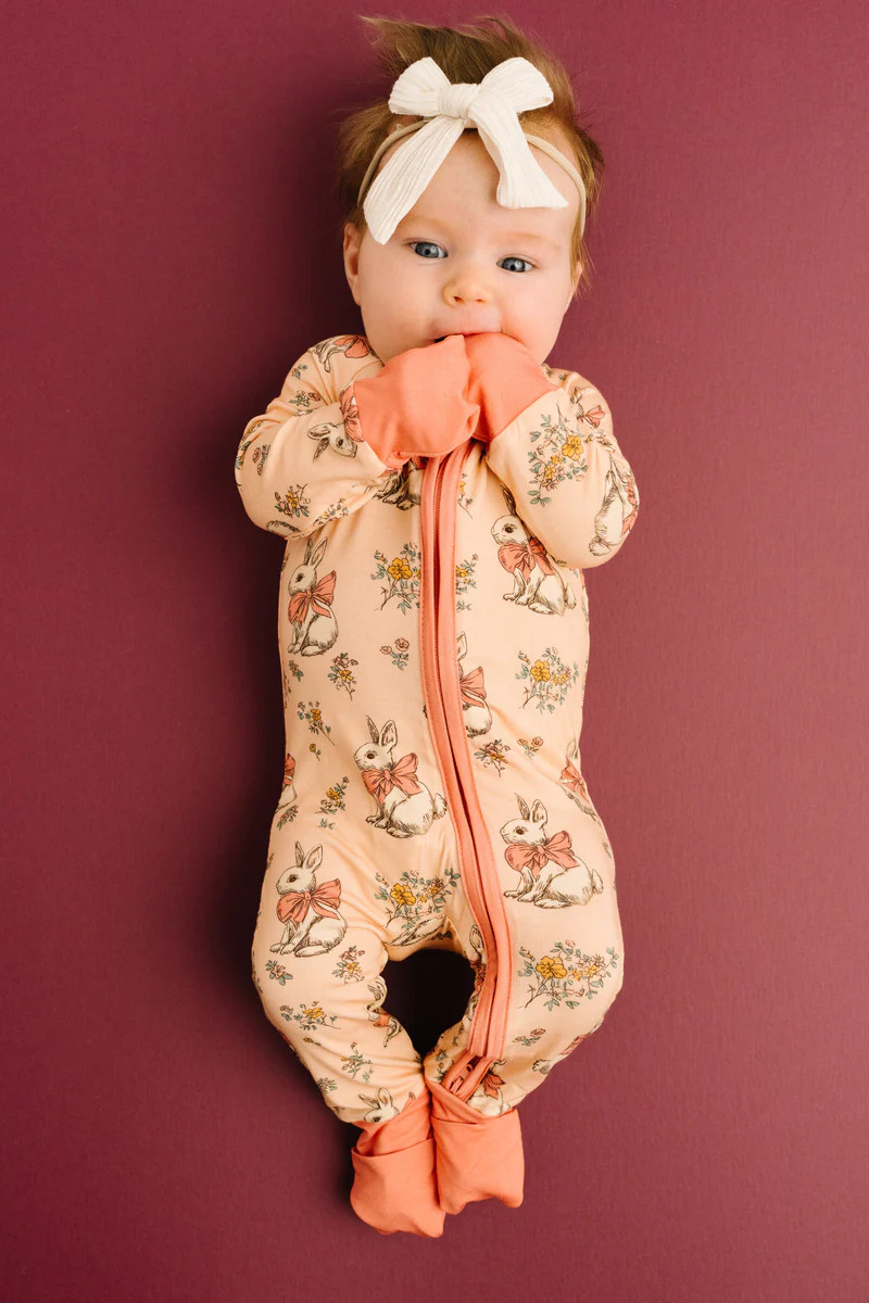 Vintage Bunny Bamboo Sleeper | Little One Shop Co