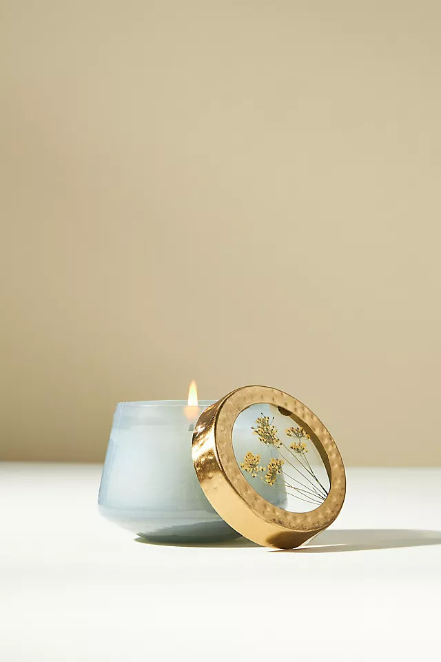 Floral Press Candle | Anthropologie (US)