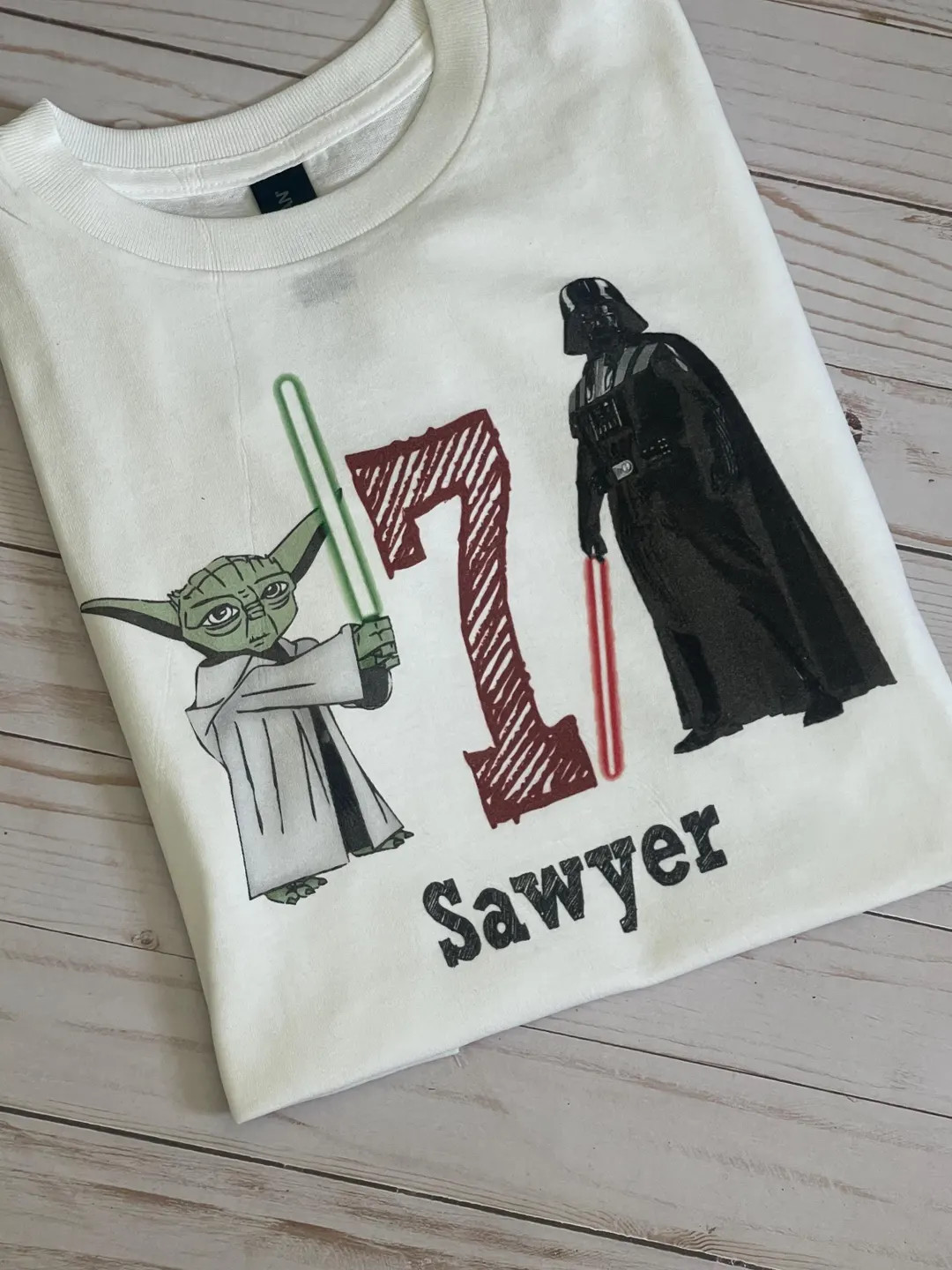 Star Wars Birthday Boy T Shirt With Name, Darth Vader Birthday Shirt With Name, Yoda Birthday Shi... | Etsy (US)