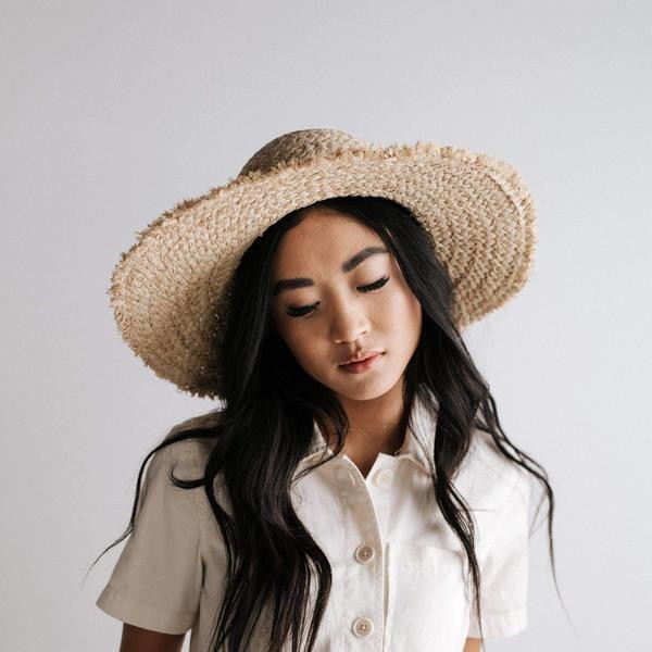 Addie Straw Floppy Hat | Gigi Pip