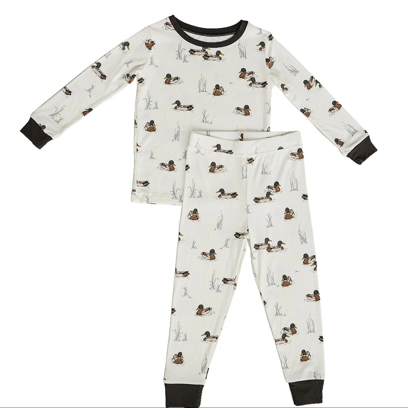 Ducks Ribbed Bamboo Cozy Set | Mebie Baby