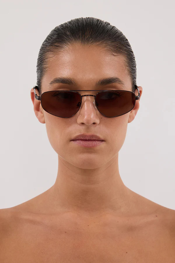 LUV LOU THE HARVEY BRONZE SUNGLASSES | DISSH