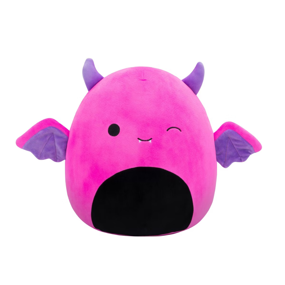 Squishmallows 12" Wakisha Winking Neon Pink Devil with Purple Horns and Wings Plush | Target