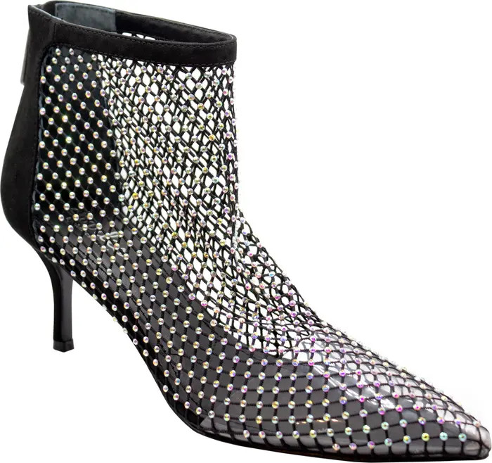 Charles by Charles David Afterhours Rhinestone Mesh Bootie (Women) | Nordstrom | Nordstrom