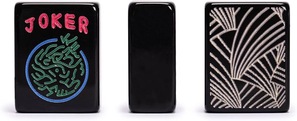 Yellow Mountain Imports Set of 166 American Mahjong Tiles, Jet Set (Tiles Only Set) | Amazon (US)