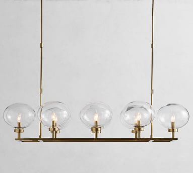 Maisie Glass Globe Chandelier | Pottery Barn (US)