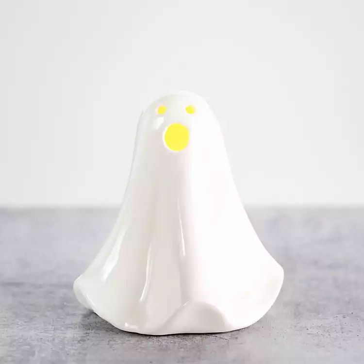 LED White Ceramic Screaming Ghost, 8 in. | Kirkland's Home