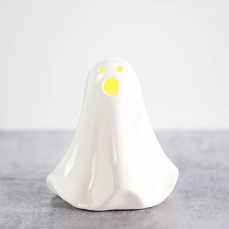 LED White Ceramic Screaming Ghost, 8 in. | Kirkland's Home