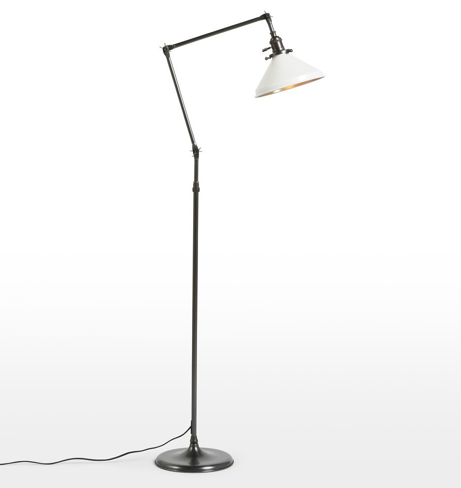 Grandview Floor Lamp with Cone Shade | Rejuvenation