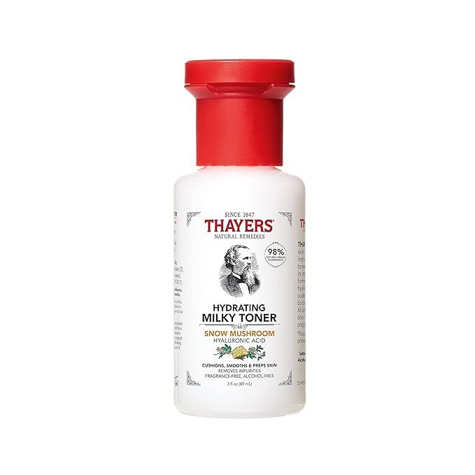 Thayers Milky Hydrating Face Toner with Snow Mushroom, Hyaluronic Acid and Elderflower, Dermatolo... | Amazon (US)