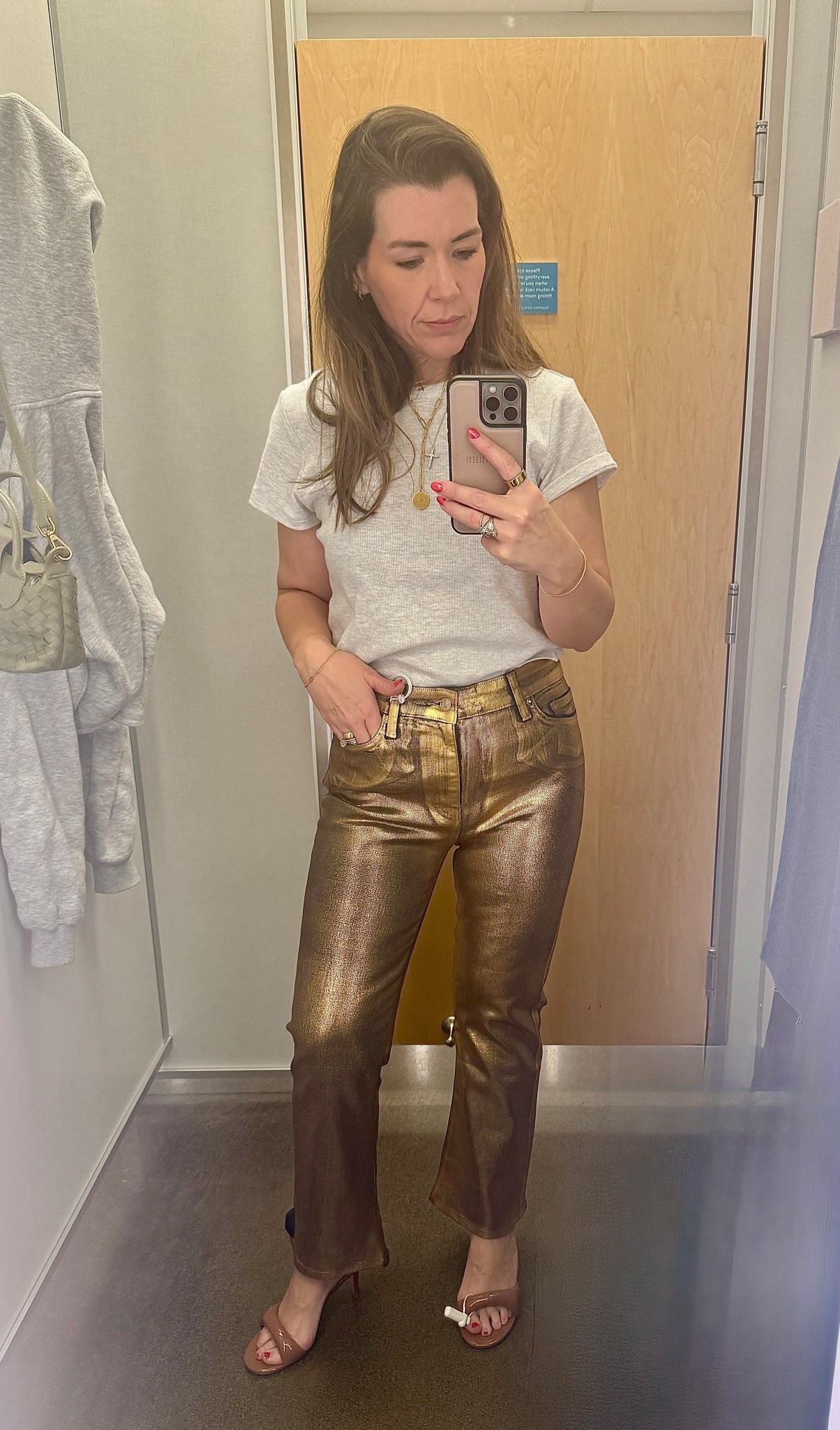 Gold frame jeans are tooooo fun!!! 🤩 

#LTKootd #LTKSaleAlert #LTKSeasonal