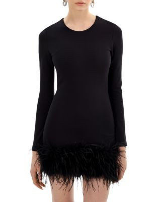 Bahira Feather Hem Dress | Bloomingdale's (US)