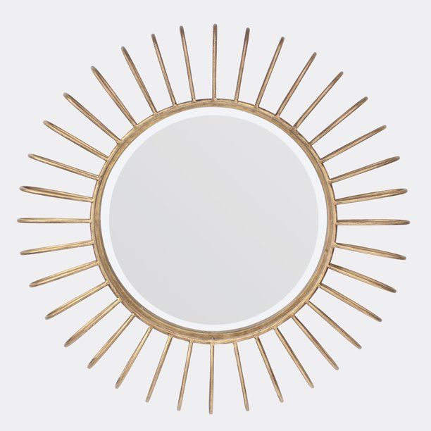 Better Homes And Gardens Round Metal Decorative Wall Mirror 24" - Walmart.com | Walmart (US)