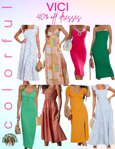 40% OFF DRESSES AT VICI
picked some styles that I thought would be super cute for any occasion if you like a little color in your closet!!🩵🩷💚
all of these dresses are 40% off!

dresses | vacation | beach | tropical | caribbean | cruise | dinner | night out | colorful | vibrant 

#LTKFestival #LTKstyletip #LTKSeasonal