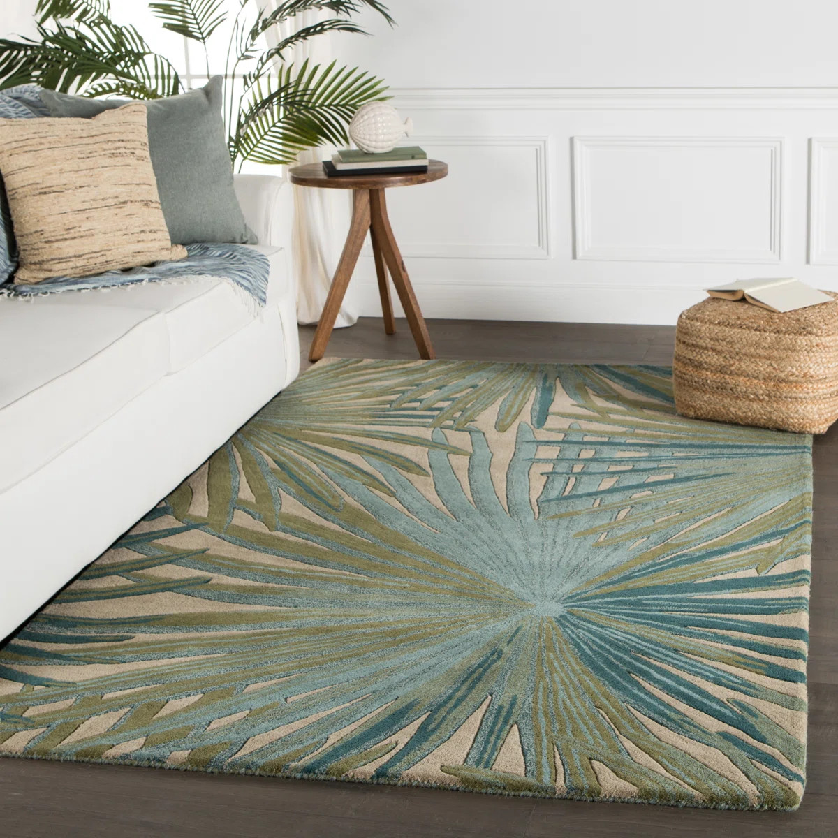 Vandalia Soft Hand-Tufted 100% Wool Tropical Floral Area Rug by Jaipur Living | Wayfair North America