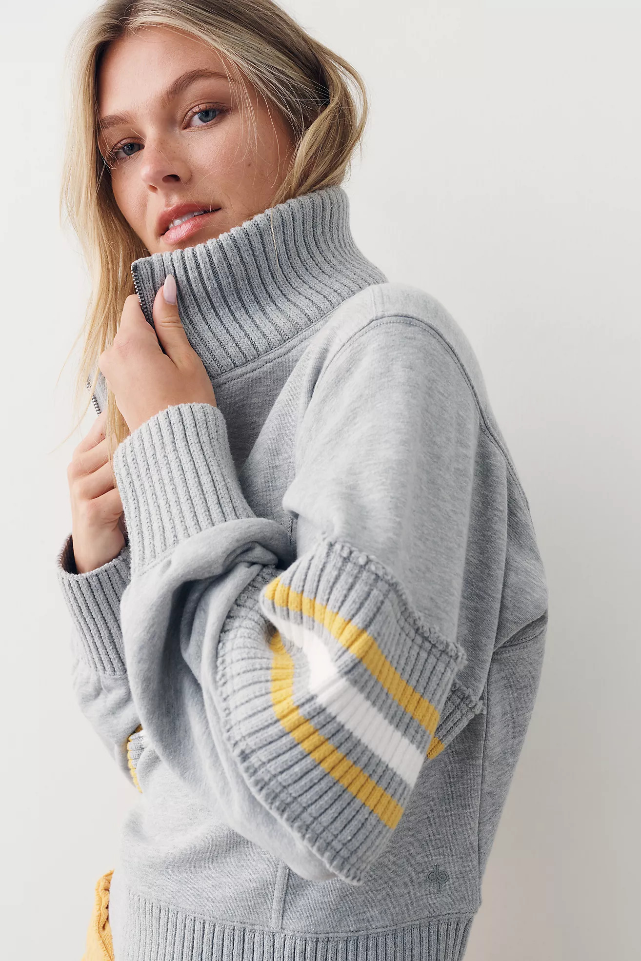 Daily Practice Striped Half-Zip Pullover | Anthropologie (US)