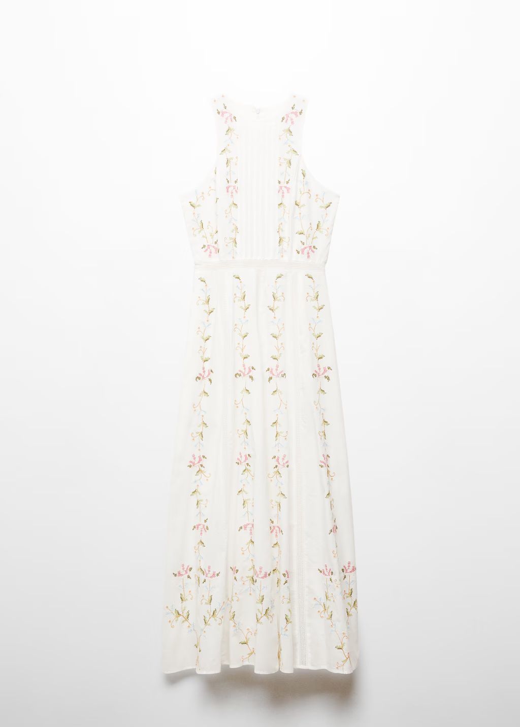 Embroidered cotton dress -  Women | Mango USA | MANGO (US)