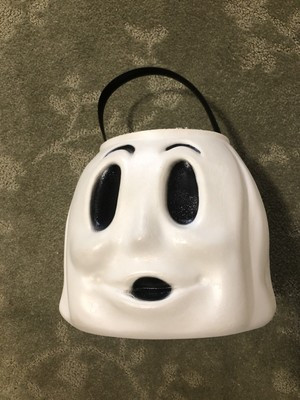 Vintage Ghost Halloween Blow Mold Trick Treat Candy Plastic Bucket Pail EMPIRE | eBay US