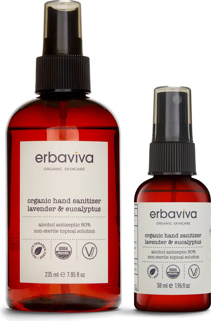 Organic Lavender & Eucalyptus Hand Sanitizer Duo | Nordstrom
